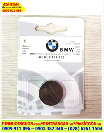 BMW CR2450, Pin Remote Ôtô BMW cr2450 lithium 3v chính hãng /Vỉ 1viên